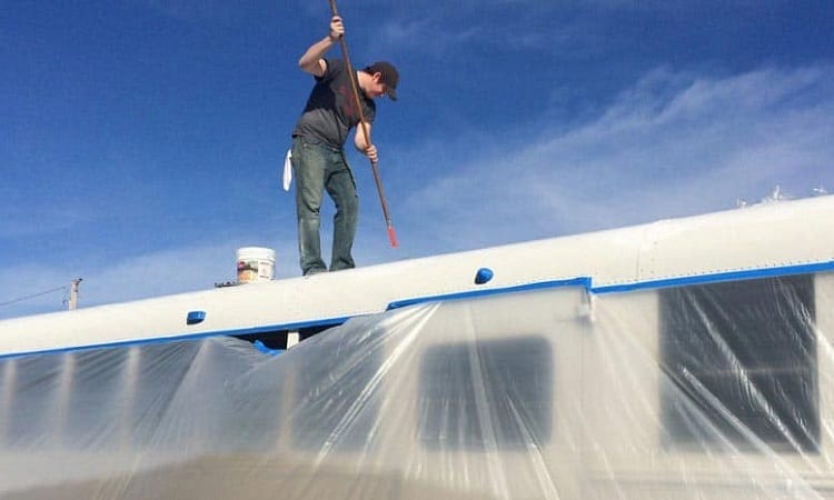 WHAT IS THE BEST WAY TO SEAL A RV ROOF?