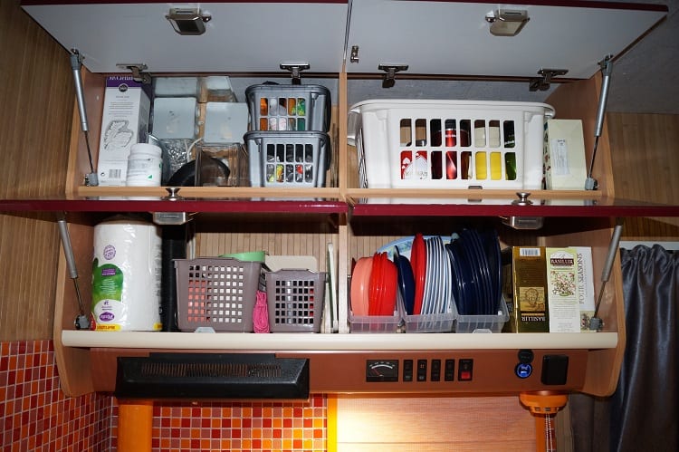 HOW DO YOU STORE THINGS IN AN RV?